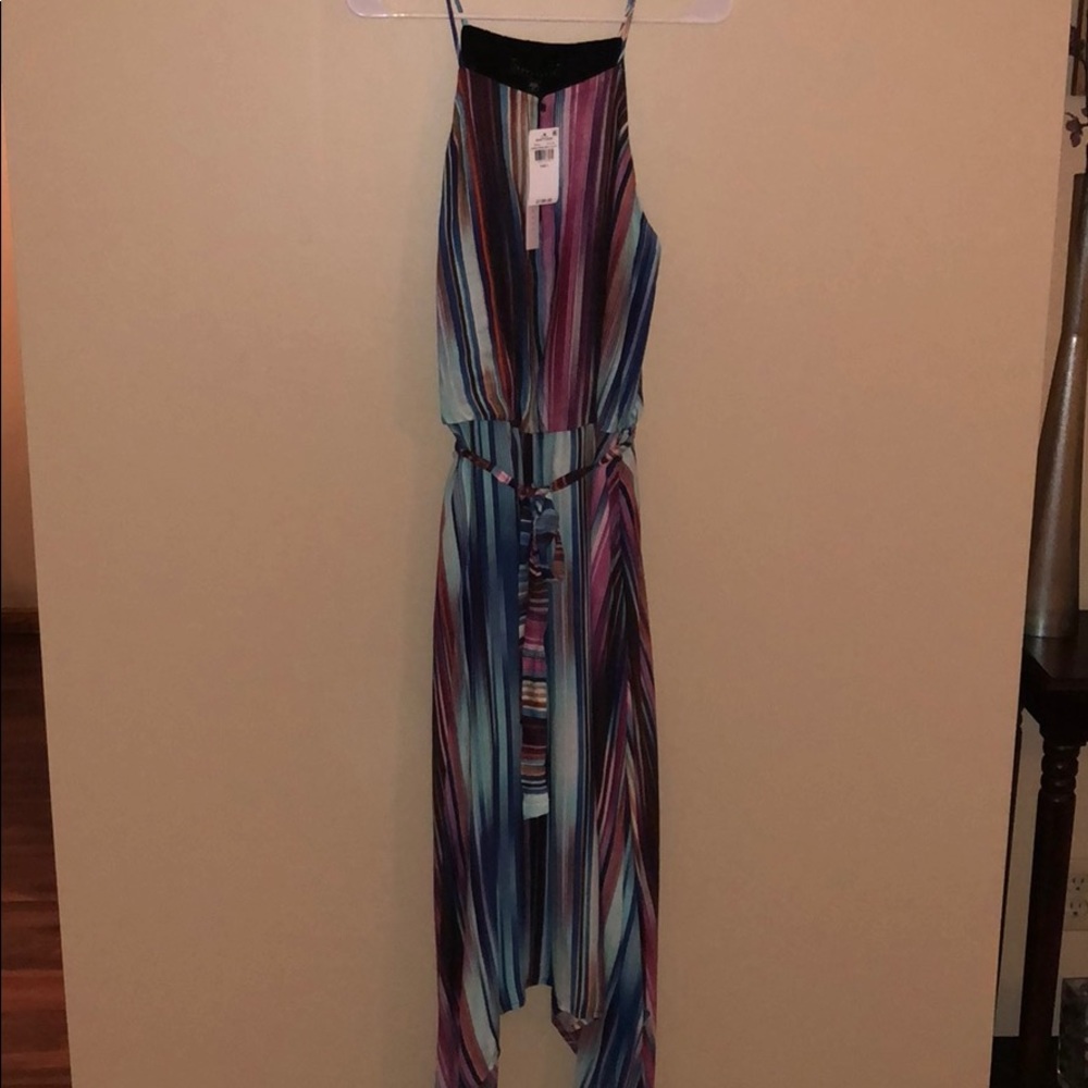 Sanctuary striped handkerchief dress.